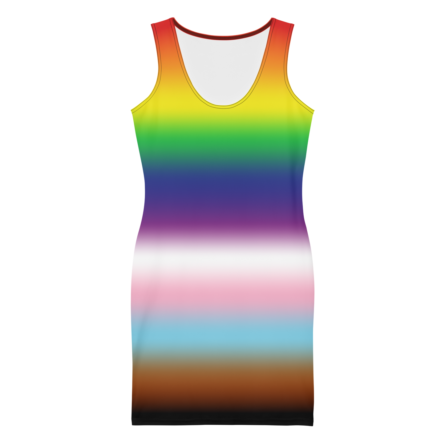 Rainbow Pride Gradient Bodycon dress