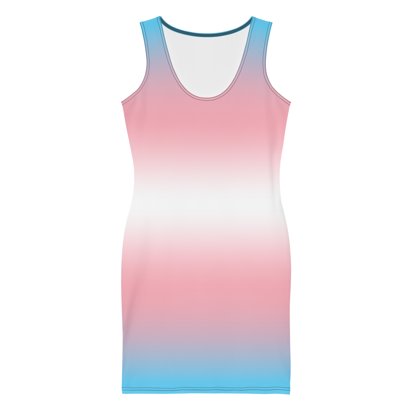 Trans Pride Gradient Bodycon dress