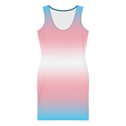 Trans Pride Gradient Bodycon dress