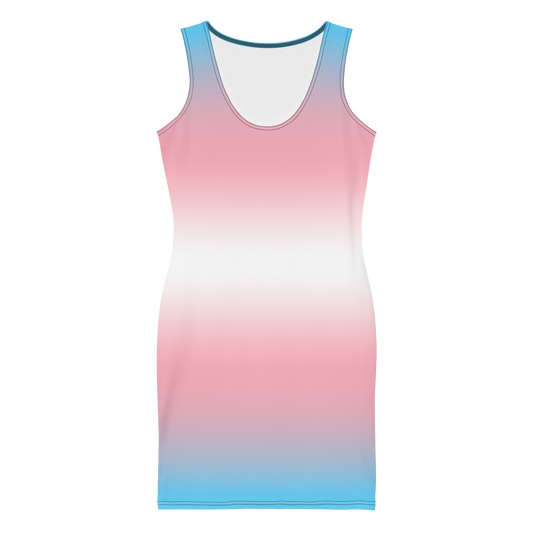 Trans Pride Gradient Bodycon dress