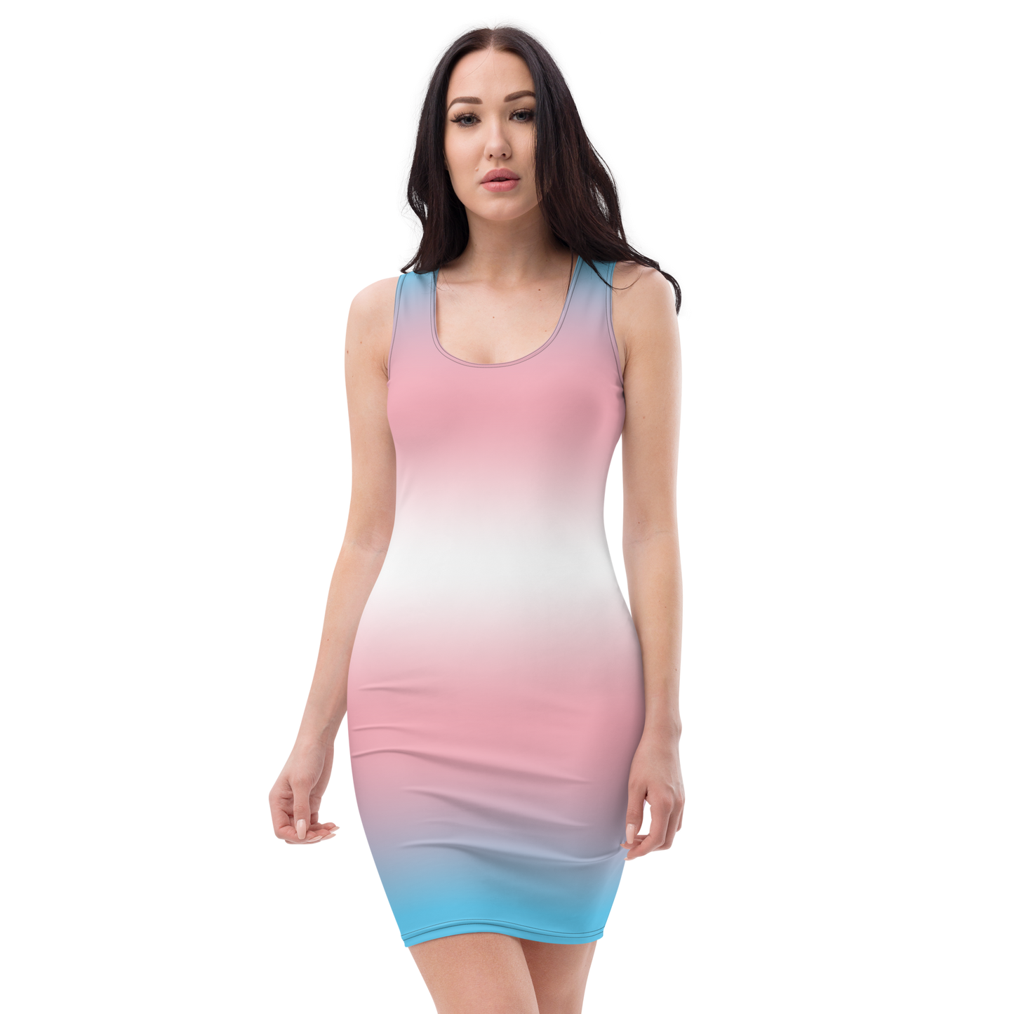 Trans Pride Gradient Bodycon dress