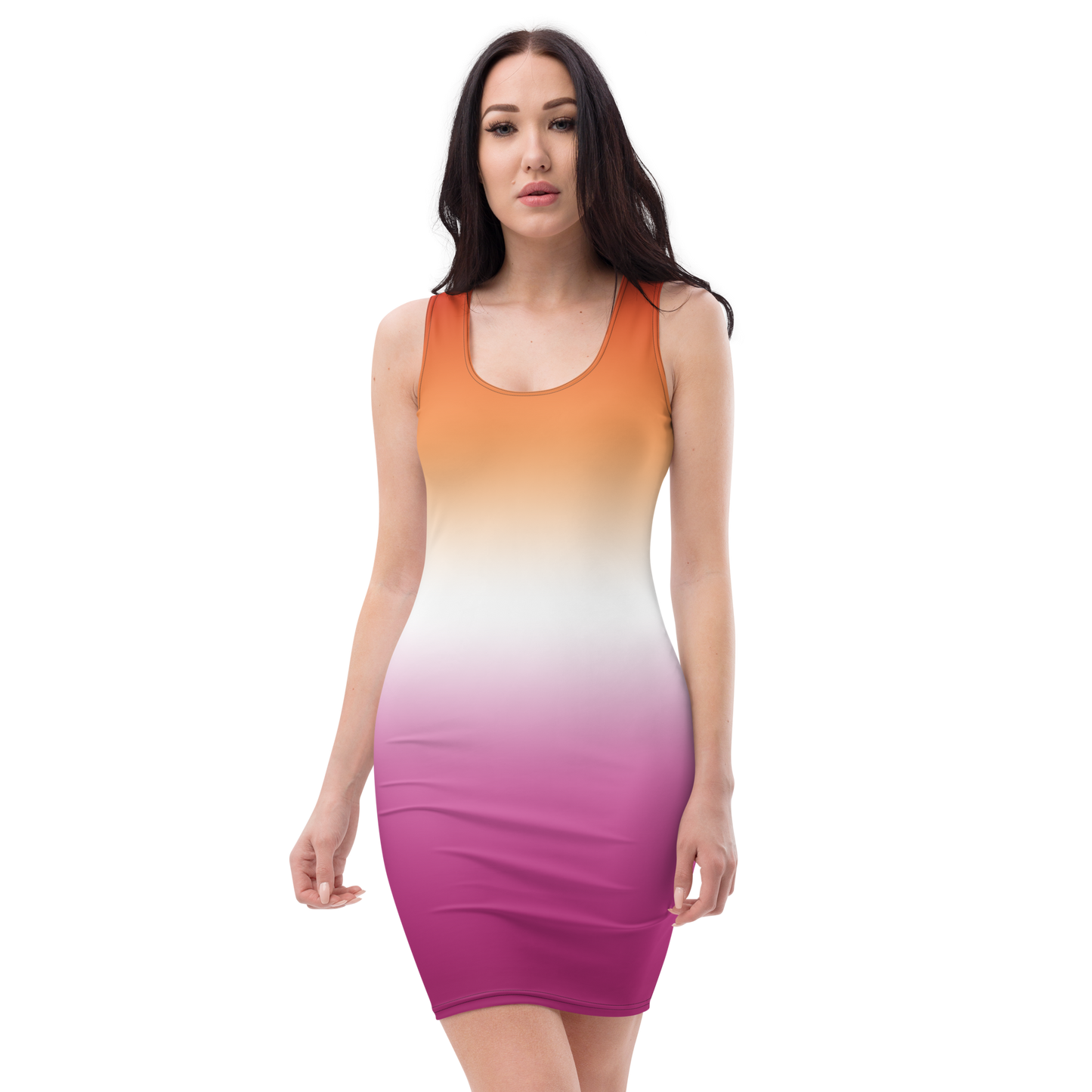 Lesbian Pride Gradient Bodycon dress