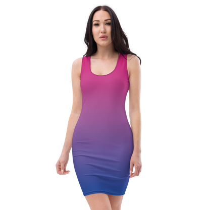 Bi Pride Gradient Bodycon dress