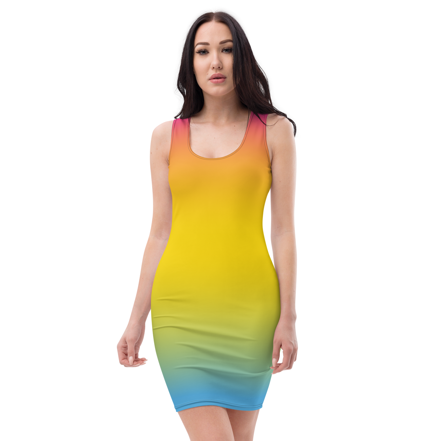 Pan Pride Gradient Bodycon dress