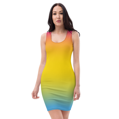 Pan Pride Gradient Bodycon dress