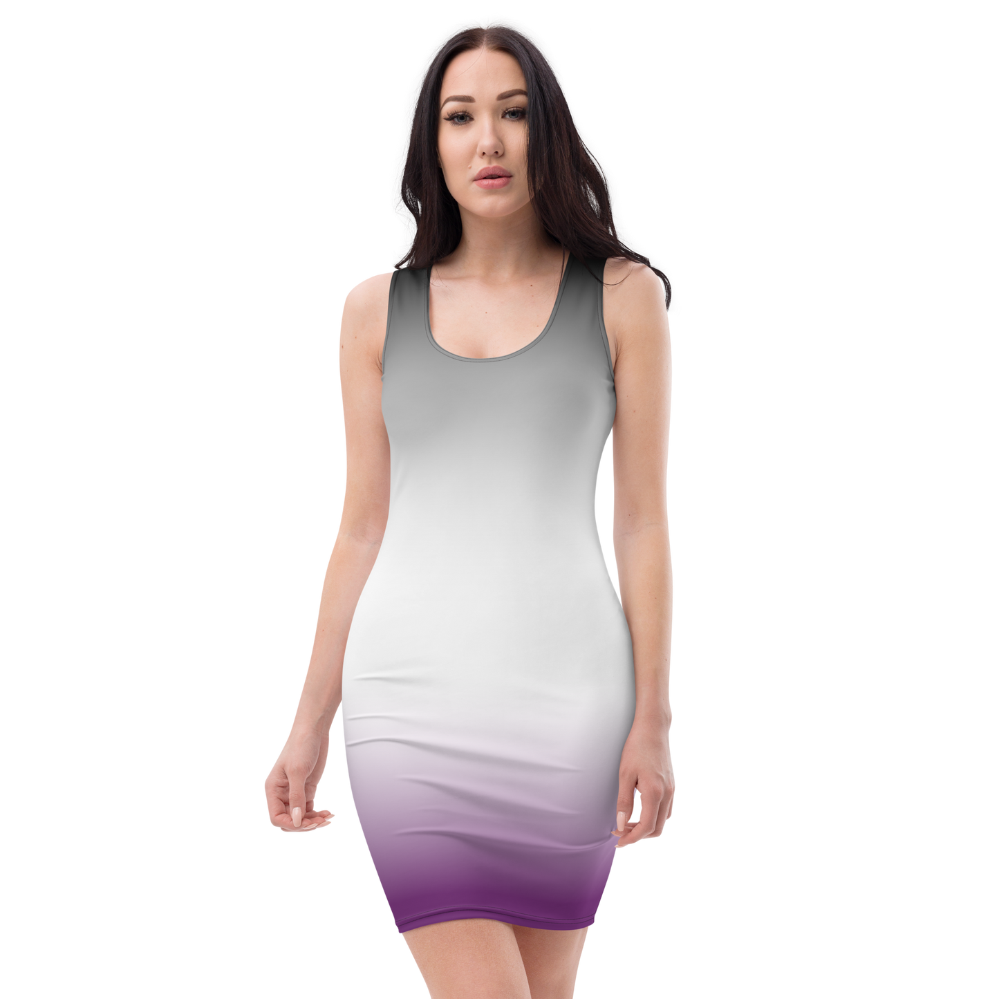 Ace Pride Gradient Bodycon dress