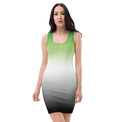 Aro Pride Gradient Bodycon dress