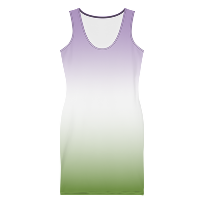 Genderqueer Pride Gradient Bodycon dress