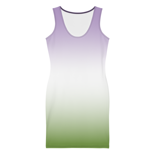 Genderqueer Pride Gradient Bodycon dress