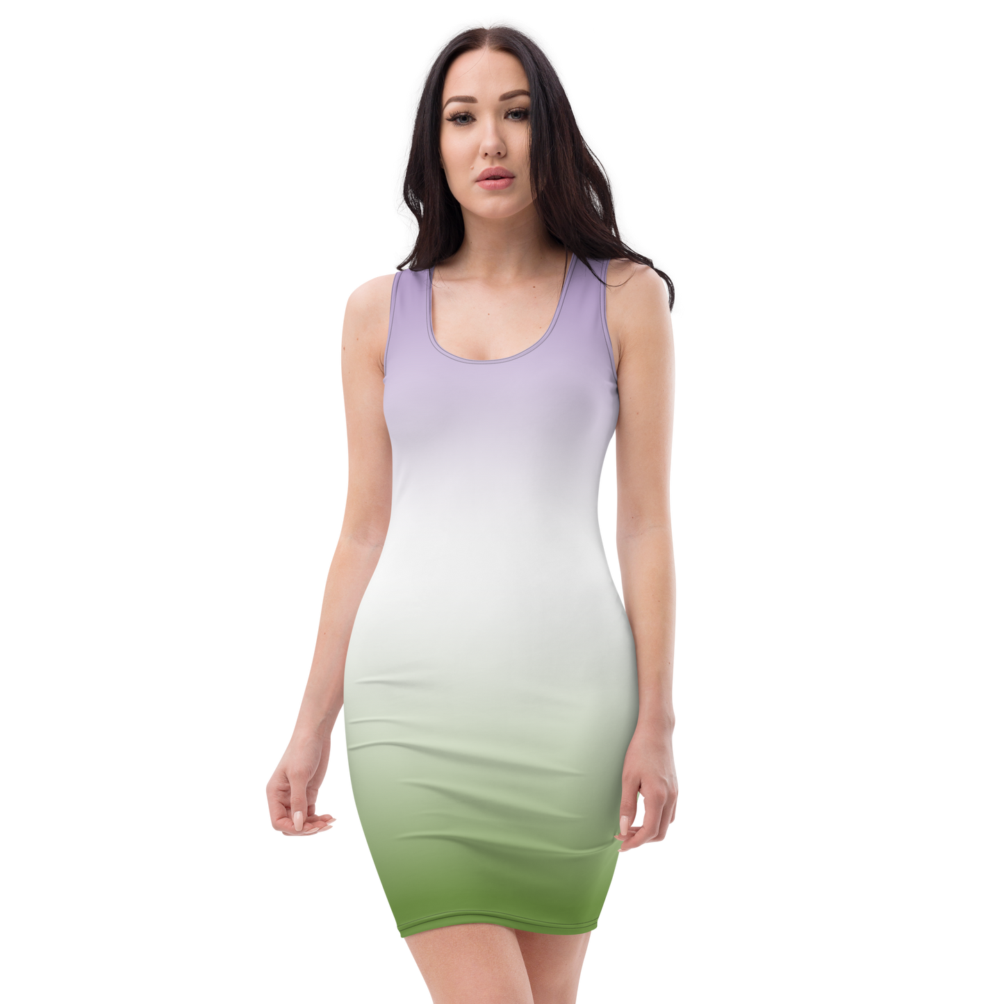 Genderqueer Pride Gradient Bodycon dress