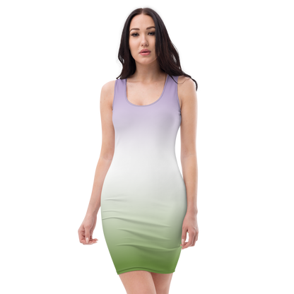 Genderqueer Pride Gradient Bodycon dress