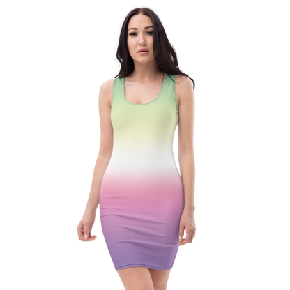 Genderfae Pride Gradient Bodycon dress