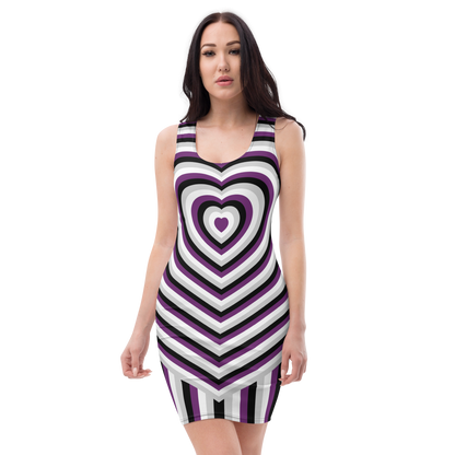 Ace Hearts Bodycon dress