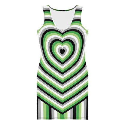 Aro Hearts Bodycon dress