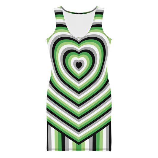 Aro Hearts Bodycon dress