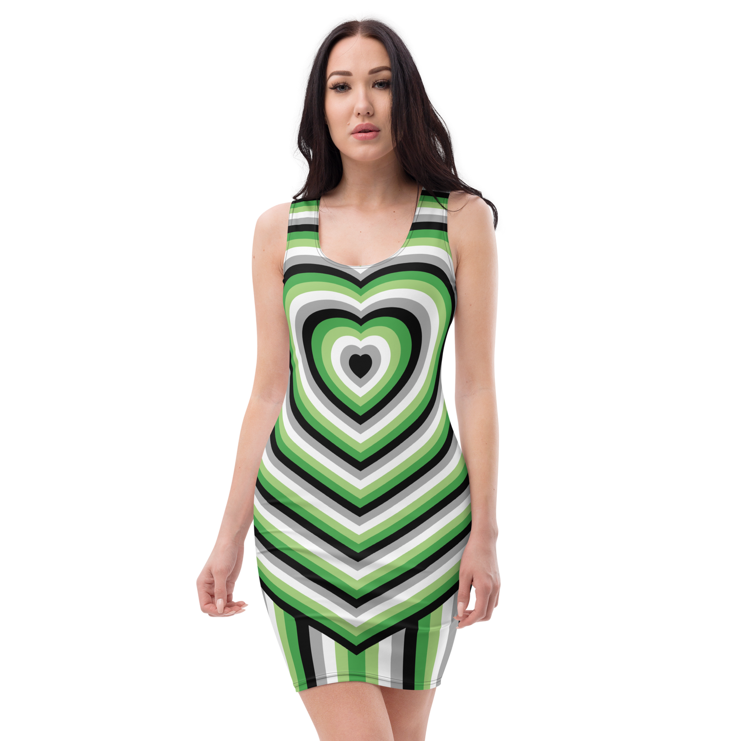 Aro Hearts Bodycon dress