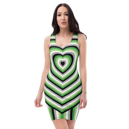 Aro Hearts Bodycon dress