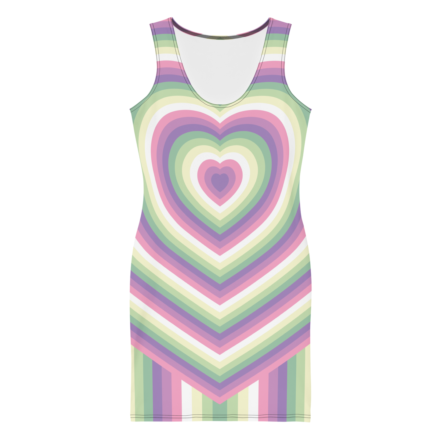 Genderfae Hearts Bodycon dress