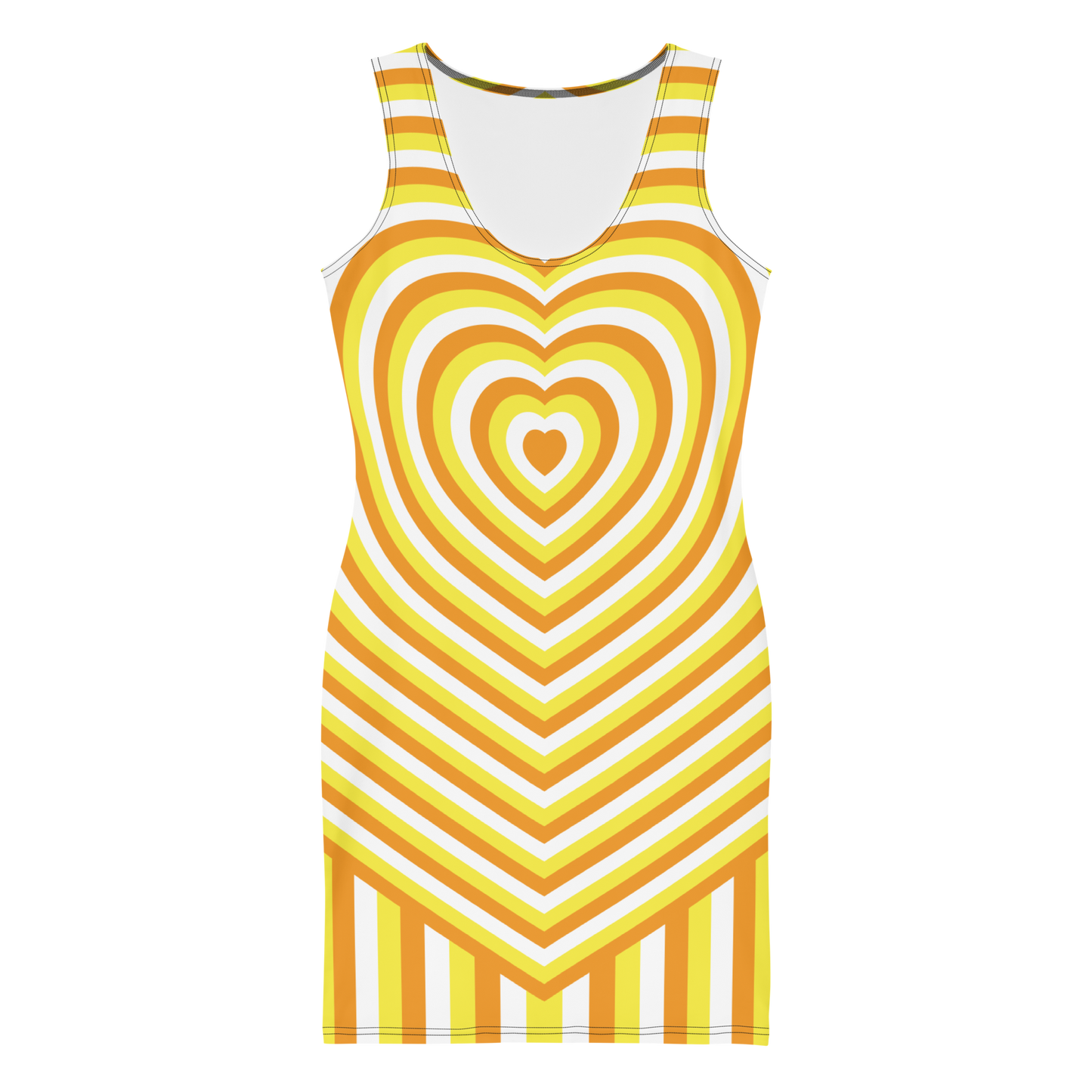 Maverique Hearts Bodycon dress