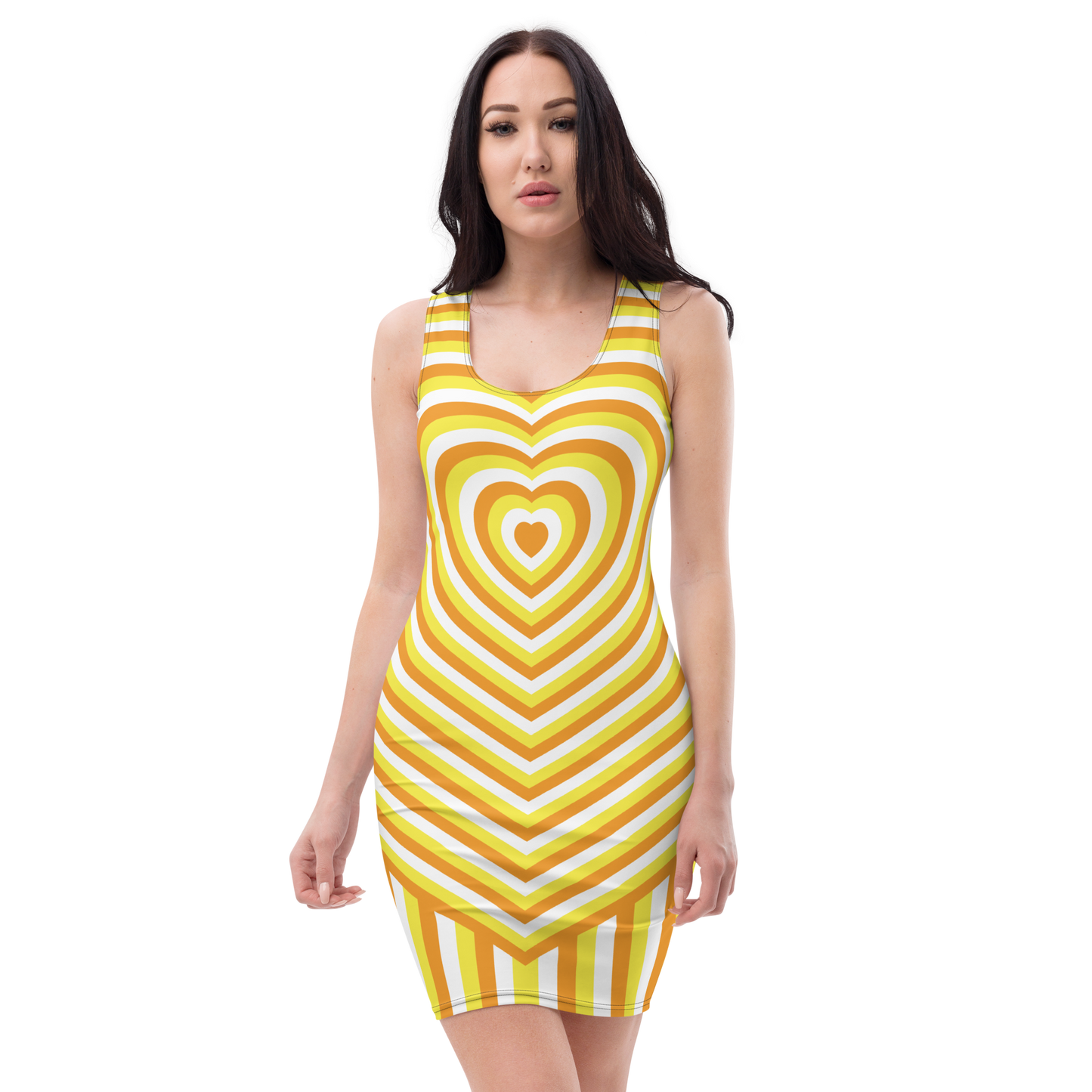 Maverique Hearts Bodycon dress