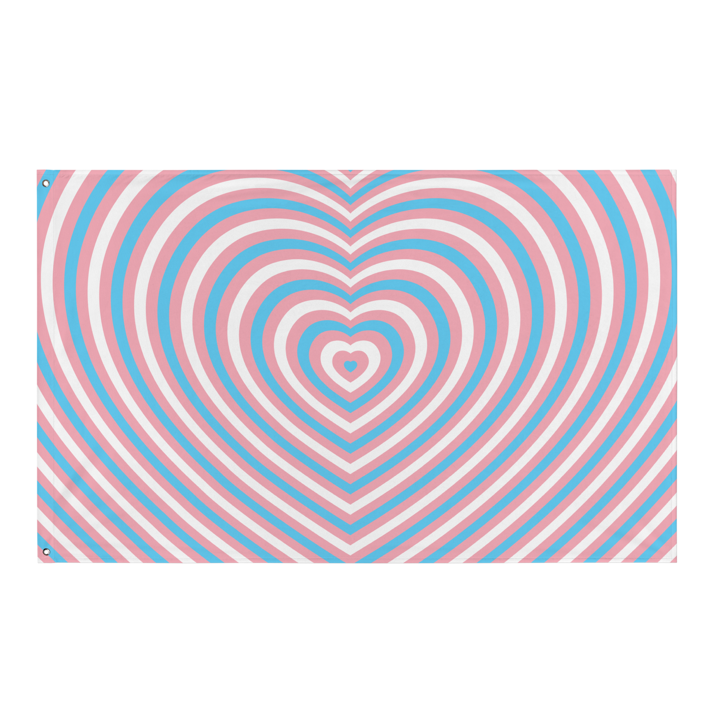 Trans Hearts Flag