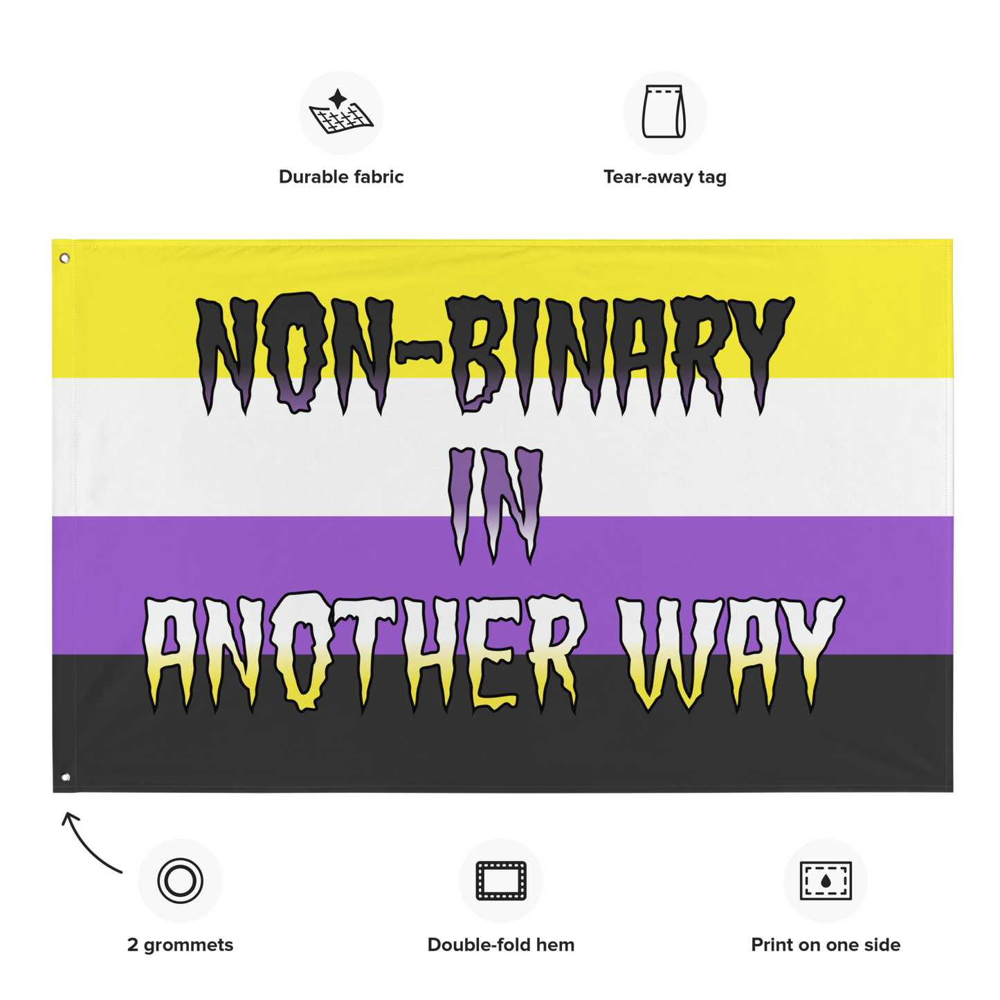 Non-binary In Another Way Flag