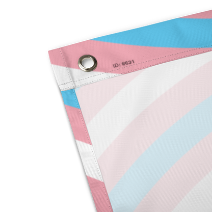 Trans Hearts Flag