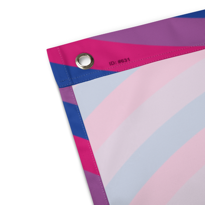 Bi Hearts Flag