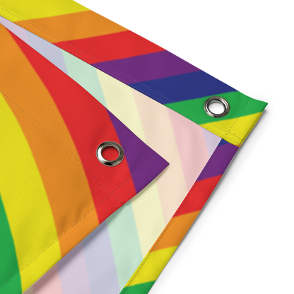 Rainbow Hearts Flag