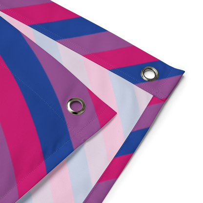 Bi Hearts Flag