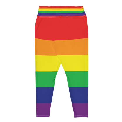 Rainbow Pride Flag Plus Size Leggings