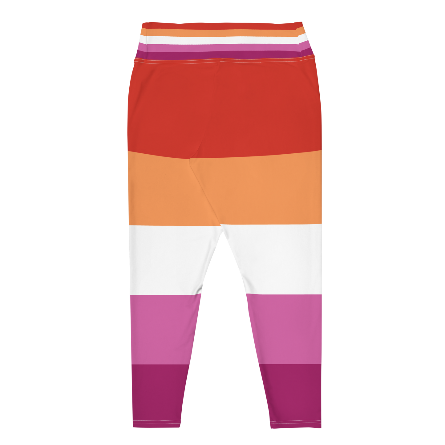 Lesbian Pride Flag Plus Size Leggings