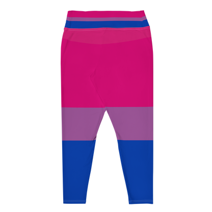 Bi Pride Flag Plus Size Leggings