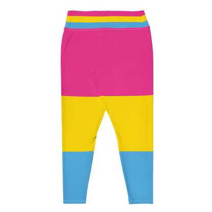 Pan Pride Flag Plus Size Leggings