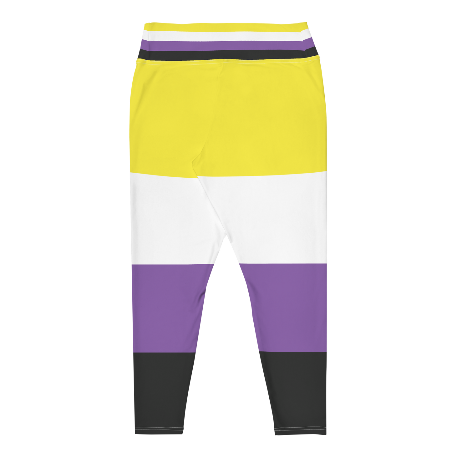 Enby Pride Flag Plus Size Leggings