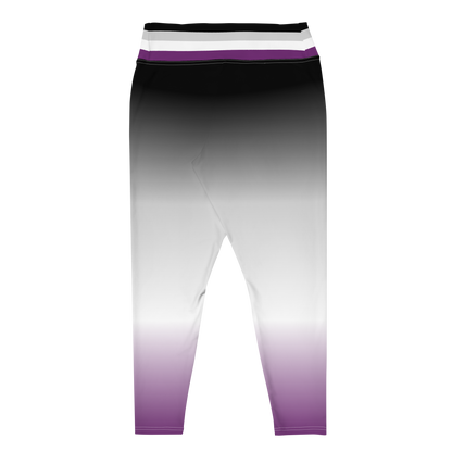 Ace Pride Gradient Plus Size Leggings