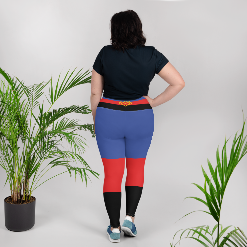 Poly Pride Flag Plus Size Leggings