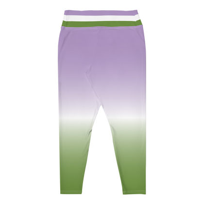 Genderqueer Pride Gradient Plus Size Leggings