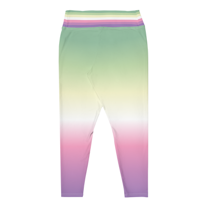 Genderfae Pride Gradient Plus Size Leggings