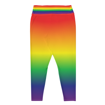 Rainbow Pride Gradient Plus Size Leggings