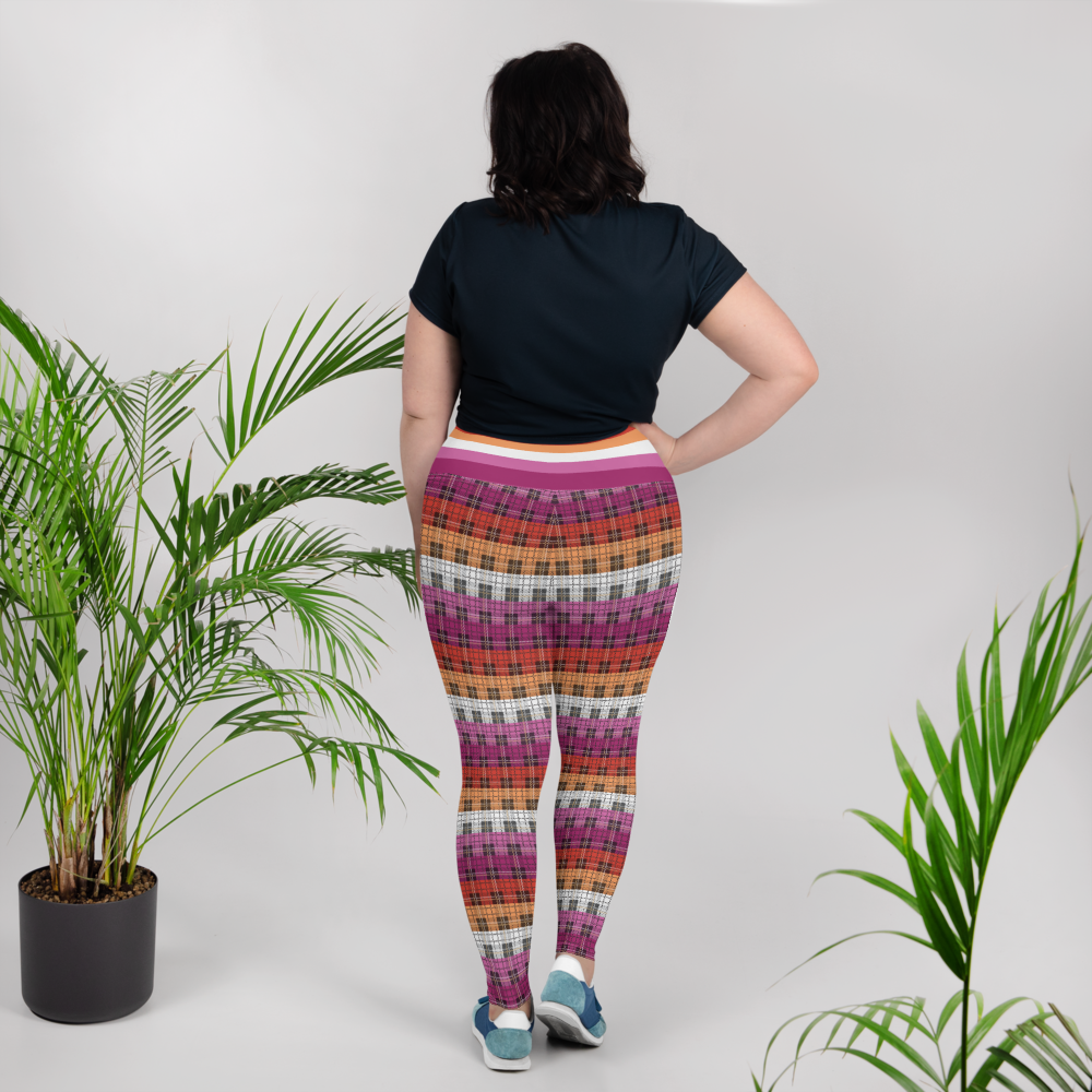 Lesbian Plaid Plus Size Leggings