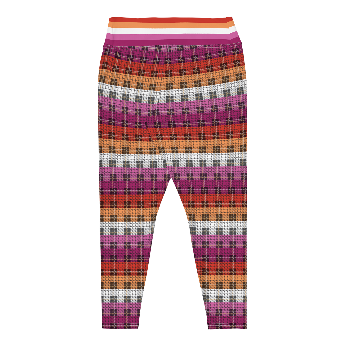 Lesbian Plaid Plus Size Leggings