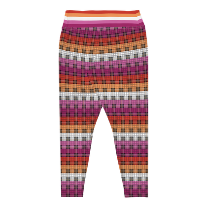 Lesbian Plaid Plus Size Leggings