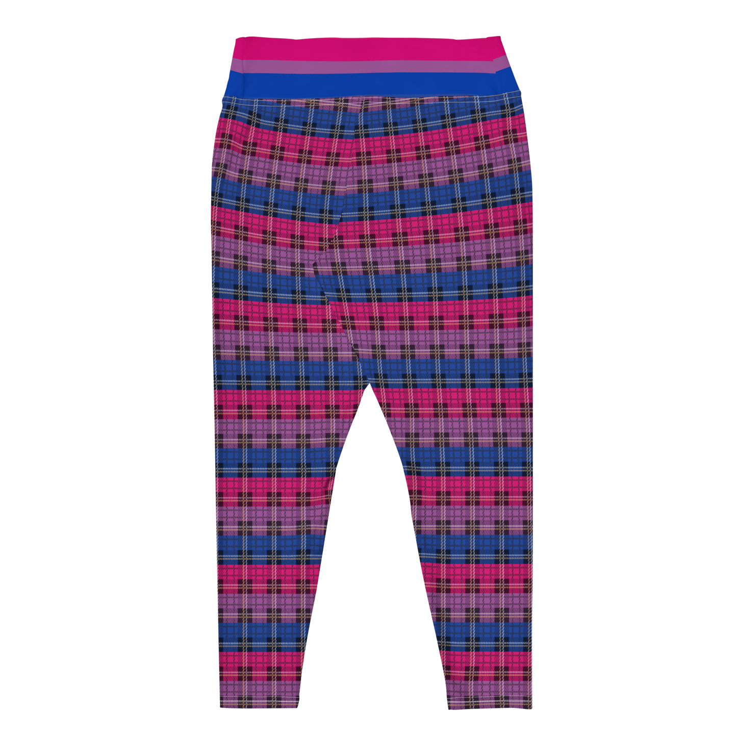 Bi Plaid Plus Size Leggings