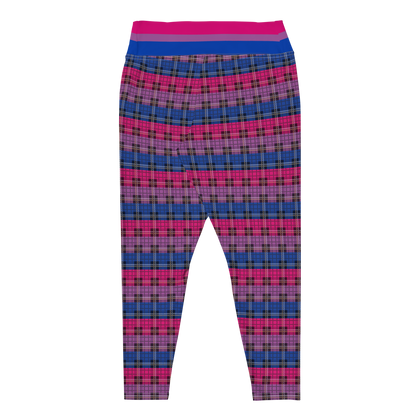 Bi Plaid Plus Size Leggings