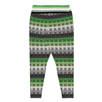 Aro Plaid Plus Size Leggings