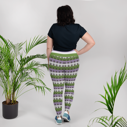 Genderqueer Plaid Plus Size Leggings