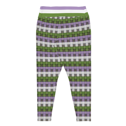 Genderqueer Plaid Plus Size Leggings