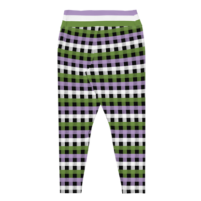 Genderqueer Flannel Plus Size Leggings