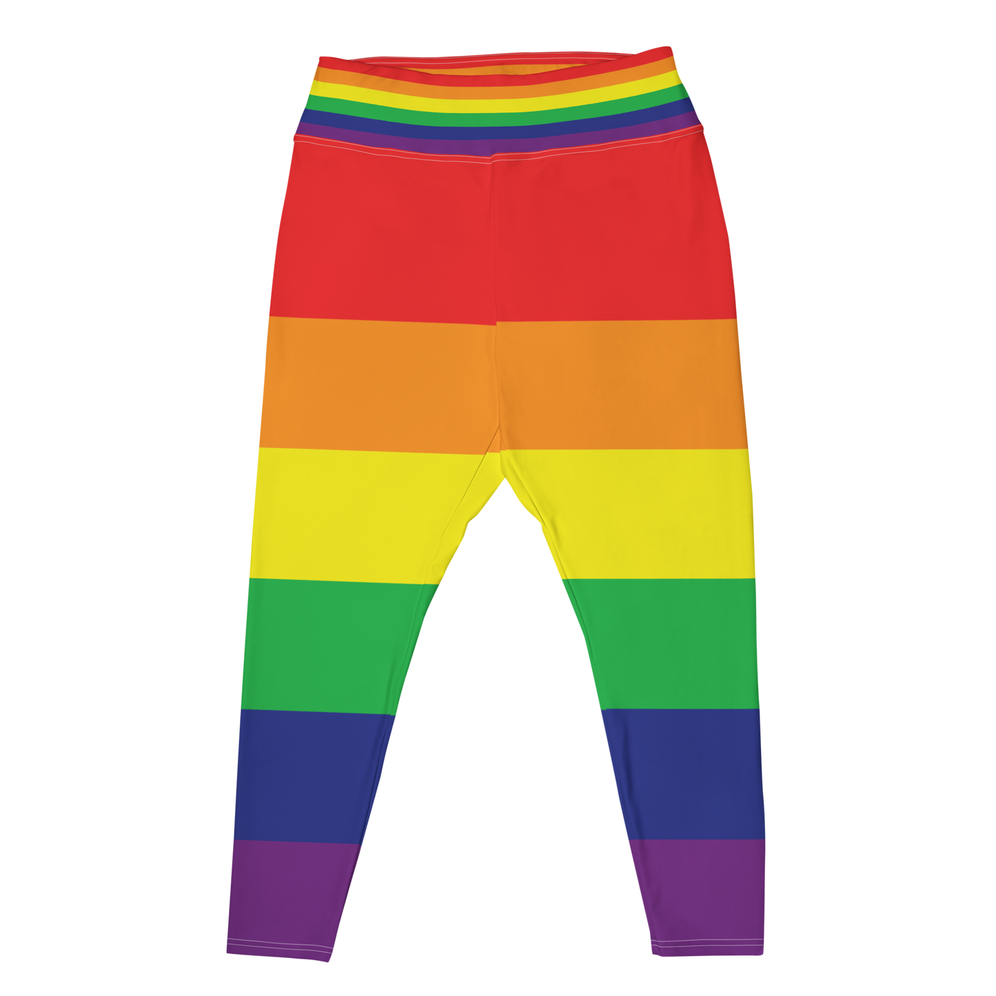 Rainbow Pride Flag Plus Size Leggings